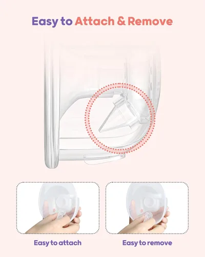 Vista 2 de Nuliie Accesorios para extractores de leche, válvulas de repuesto para extractor de leche portátil Nuliie eléctrico con bolsa de almacenamiento