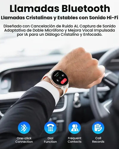 Vista 8 de Relojes inteligentes para hombres y mujeres GPS, reloj inteligente con pantalla AMOLED de 1.43 pulgadas, brújula de relojes inteligentes, compatible