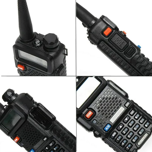 Vista 4 de BAOFENG UV-5R Radio bidireccional Radio de mano jamón de doble banda Walkie