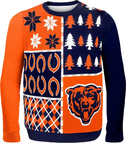 Vista 17 de FOCO NFL Unisex-Adult NFL Busy Block Ugly Sweater