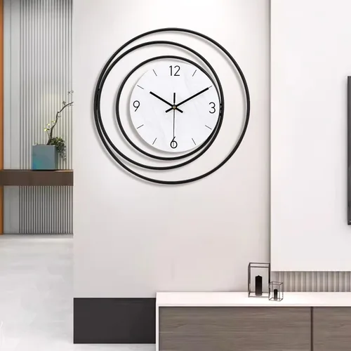 Vista 10 de Dankeit Reloj de pared decorativo de 13 pulgadas, silencioso y sin tictac, funciona con pilas, reloj de pared grande para sala de estar, cocina