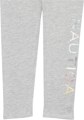 Vista 2 de Nautica Girls' Pull-on Full Length Stretch Leggings