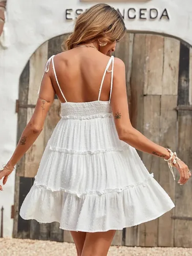 Vista 2 de Narecte Summer Cami Dresses,Beach Dresses for Women,Boho Dress for Women,Wedding Guest Dresses for Women,Sundresses