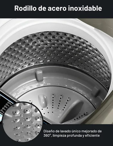 Vista 7 de Lavadora portátil – Lavadora portátil de 2.0 pies cúbicos completamente automática con pantalla LED, lavadora compacta ideal para apartamentos