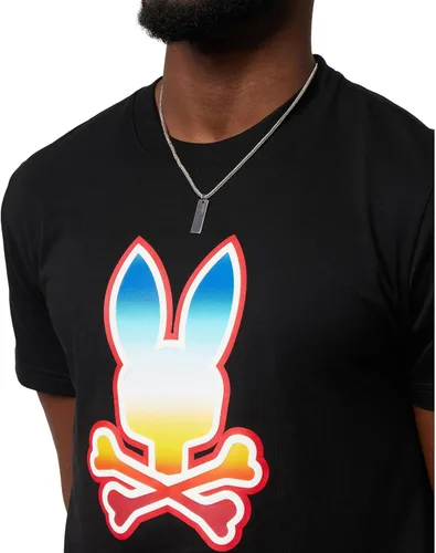 Vista 3 de Psycho Bunny Guy Graphic Tee Negro MD (US Hombre 5), Negro