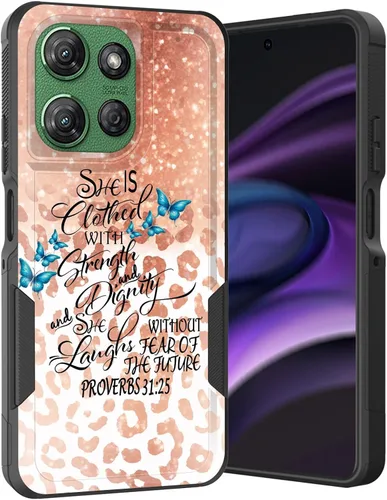 Vista 152 de para Moto G Play 4G 2024, funda de dos capas híbrida resistente y a prueba de golpes, PC duro + silicona suave protectora para Motorola Moto G Play