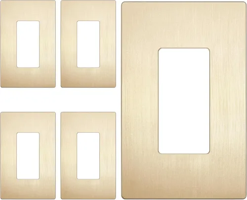 Vista 78 de LIDER Placa de pared decoradora, cubierta de interruptor sin tornillos