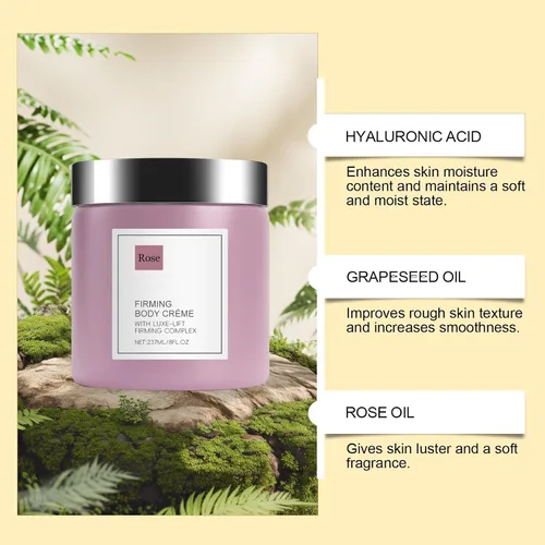 Vista 2 de Champagne Lift - Crema corporal reafirmante, Champagne Lift Body Creme Anti-Envejecimiento de la Piel con Fórmula Lifting Hidrata la piel seca