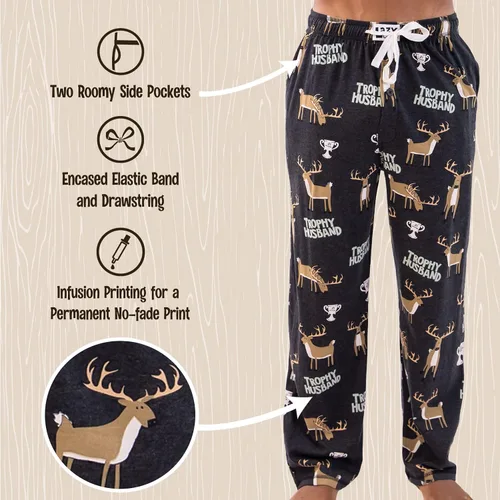 Vista 5 de Lazy One Pajama Pants For Men, Men's Separate Bottoms, Lounge Pants, Funny