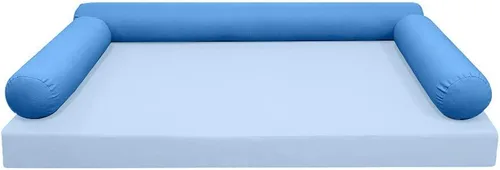 Vista 2 de *Solo funda* Funda de almohada estilo 6 para cuna de 50 x 8 pulgadas, funda de almohada con borde de cuchillo AD102