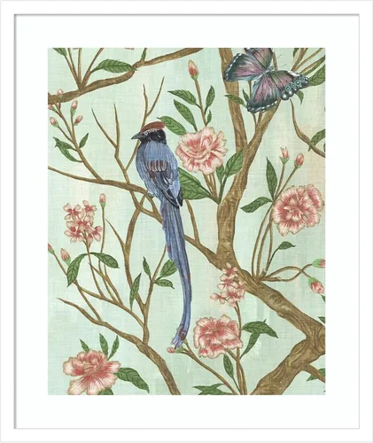 Vista 19 de Amanti Art Lienzo decorativo para pared enmarcado de 24 x 20 pulgadas, delicada Chinoiserie I de Melissa Wang, arte de pared de animales, decoración