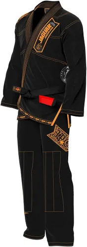Vista 4 de Jaguar Pro Signature 2022 - Uniforme de kimono brasileño Jiu Jitsu BJJ unisex - Cinturón libre - Cumple con IBJJF