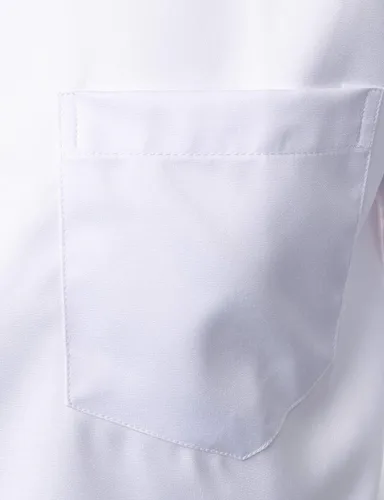 Vista 6 de ZEROYAA Camisa de vestir casual de manga corta con botones y bolsillo para hombre