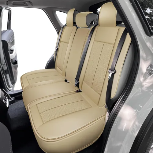 Vista 4 de OASIS AUTO Fundas de asiento de ajuste personalizado para Mazda CX5 2012-2025, protector de asiento de piel sintética impermeable, cojín CX-5
