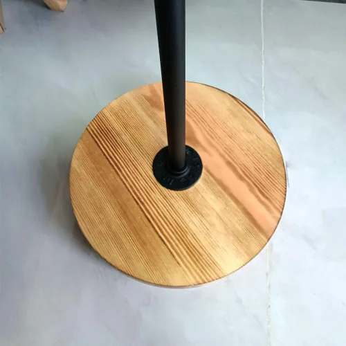 Vista 6 de Mesa auxiliar redonda: ideal para espacios pequeños, junto al sofá o cama, soporte para plantas o mesa de bebidas al aire libre