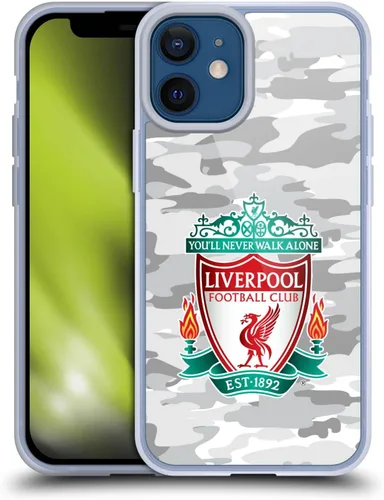Vista 237 de Head Case Designs Funda de gel con licencia oficial del Liverpool Football Club Away Colourways Crest Camou [protección de grado militar] compatible