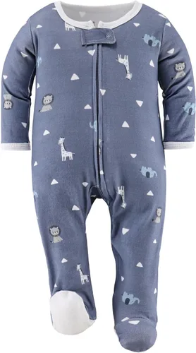 Vista 6 de The Peanutshell Pijama con pies para bebés niños, para dormir y jugar, paquete de 3