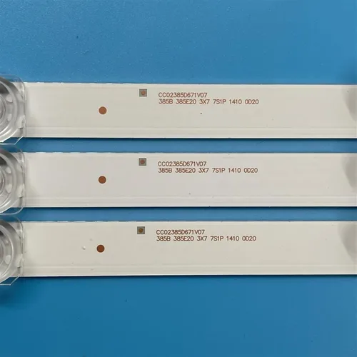 Vista 4 de Tiras LED compatibles con CC02385D671V03 CC02385D671V10 385B 385E20 3X7 7S1P Yuno ULM-39TC120 ULX-39TC220 Novex NVX-39H211MSY 39NV4001