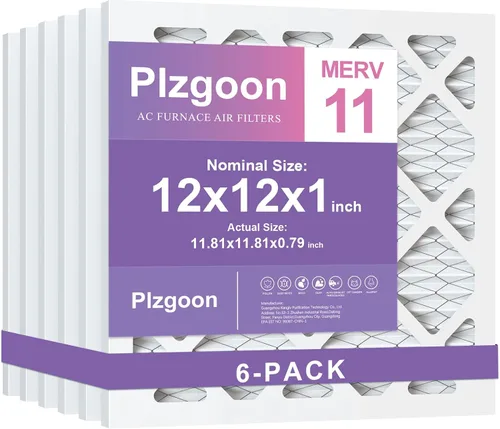 Vista 24 de Filtros de Aire 10x10x1 MERV 8 MPR 600 Paquete de 4 Filtros Plisados para Hogar HVAC AC Calefacción Filtros de Aire Acondicionado para Casa Oficina