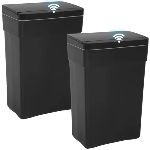 Vista 20 de BestOffice Bote de basura automático de 13 galones para cocina, sin contacto, de alta capacidad, con tapa, para dormitorio, baño, hogar, oficina, 50