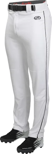 Vista 10 de Rawlings Pantalones de béisbol para hombre de la serie Launch Corte semirelajado de longitud completa Tallas para adultos Ribetes Varios