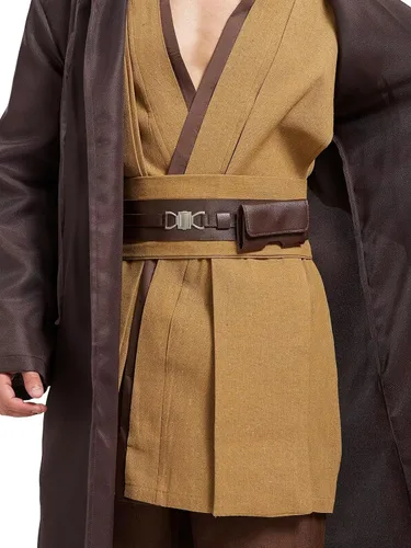 Vista 5 de Anakin - Disfraz de túnica con capucha para adultos, para Halloween, cosplay, uniforme