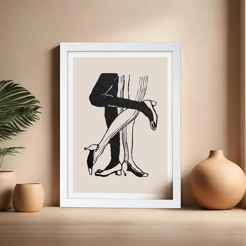Vista 126 de Poster Master Faces Poster - Retro Women Print - Portrait Art - Sketch Illustration - Abstract Artwork - Woman Design - Chic Boho Design - Great