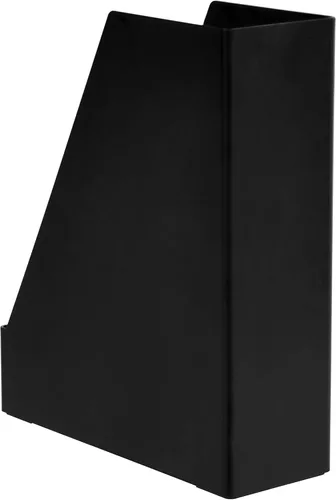Vista 6 de Amazon Basics - Organizador de escritorio de plástico, revistero, color negro, paquete de 2
