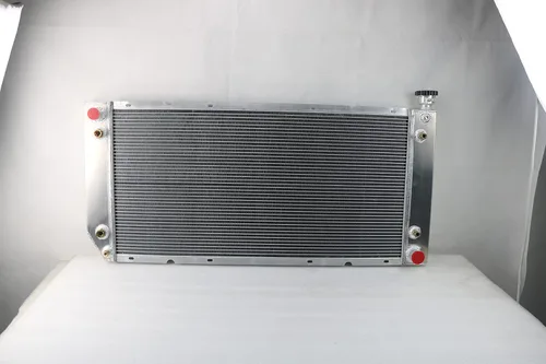 Vista 5 de Radiador de núcleo de 3 filas para Chevy GMC C1500 C2500 C3500 K1500 K2500 K2500 K3500 Suburban Tahoe Yukon Cadillac Escalade Pickup 5.7L 7.4L V8 95