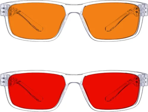 Vista 406 de Eyekepper Gafas de luz azul para hombre y mujer, paquete de 6 lentes Pilot Paquete de 6 color mezclado