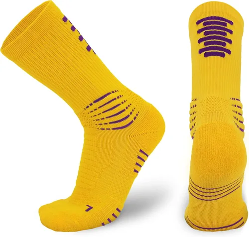 Vista 10 de Calcetines de baloncesto, calcetines deportivos de compresión para hombres, mujeres y jóvenes