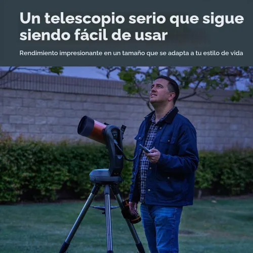 Vista 2 de Telescopio Celestron NexStar SE Parent ASIN con trípode Fully Automated GoTo Mount with SkyAlign, Compact Maksutov Optics, Great for Moon & Planet