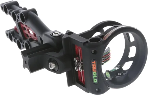Vista 3 de Truglo 5-Pin Carbon Hybrid Archery Sight, Black