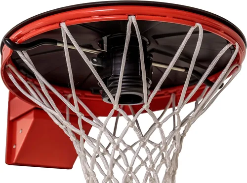 Vista 29 de Goalrilla El bloqueador de llantas de baloncesto protege tu aro con un sistema de bloqueo, color negro