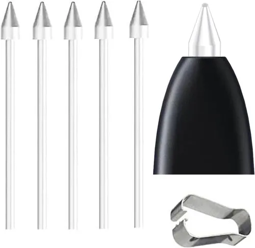Vista 6 de 5 puntas suaves para Galaxy Tab S8 S Pen compatibles con Galaxy Tab S8 / Tab S8 Plus/Tab S8 Ultra S Pen puntas de repuesto con herramientas