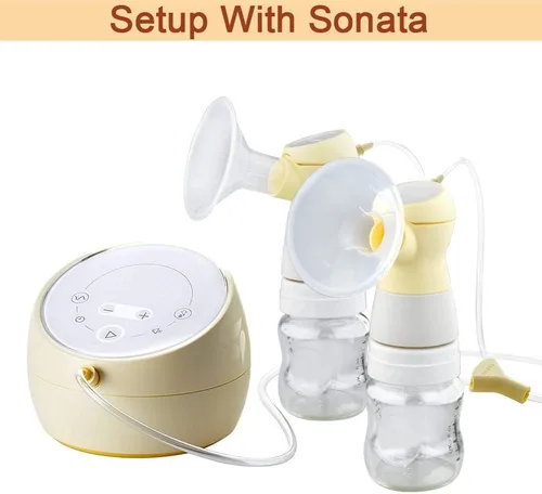 Vista 4 de Maymom Kit de conversión compatible con Medela Sonata, Freestyle Flex, bomba con estilo MaxFlow Pro Pro Pro para usar con botella de polipropileno