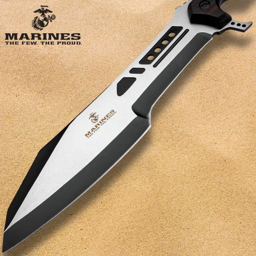 Vista 4 de United Cutlery Machete y funda USMC Covert Ops Para uso táctico y al aire libre