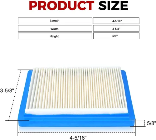 Vista 6 de Kit de base de cubierta de filtro de aire limpiador Kuupo 14-743-03-S para motor Kohler XT650 XT675, cortacésped Toro de 22" reciclador 20377 20378