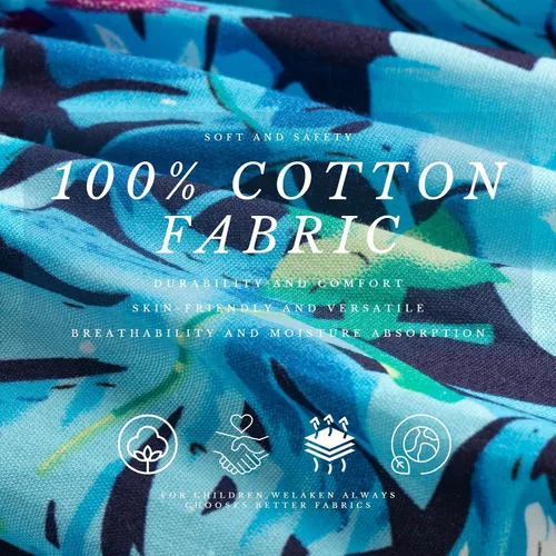 Vista 3 de Faldas florales y a cuadros para niñas y niños pequeños con pantalones cortos integrados