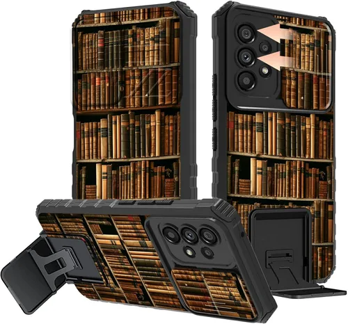 Vista 44 de Funda protectora resistente de doble capa para Samsung A14 5G (parte trasera con textura antideslizante), TPU suave a prueba de golpes, para Samsung