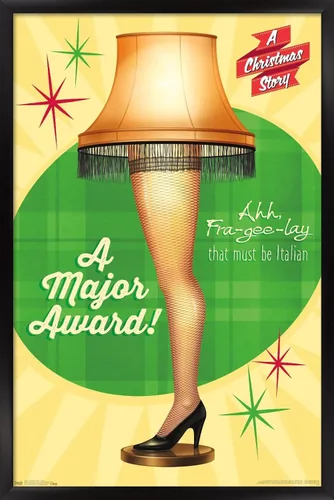 Vista 6 de Trends International A Christmas Story - Póster de pared de lámpara, 34 pulgadas de largo x 22.4 W, versión premium sin marco