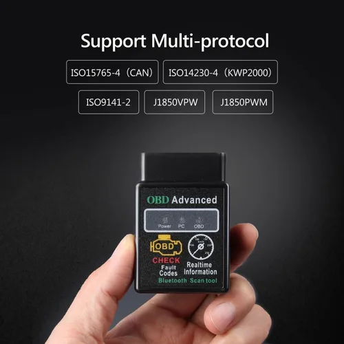 Vista 6 de Eonon V0056 OBD2 OBDII, Escáner de diagnóstico, Adaptador de herramienta de escaneo Bluetooth Solo para estéreo de coche Android Eonon