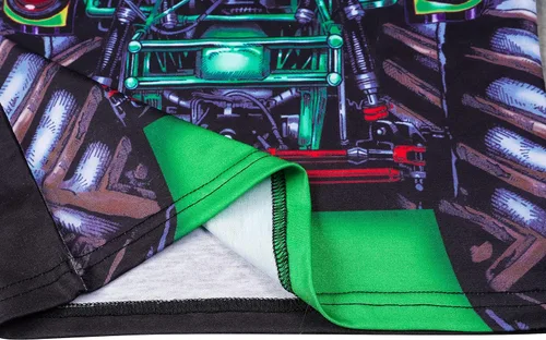 Vista 6 de Conjunto de pantalones de Monster Cars para niños pequeños, camiseta de manga corta para niños, 2 piezas, ropa de juego de 2 a 7 años