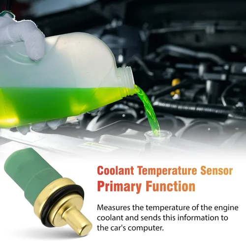 Vista 5 de 13627580635 Sensor de temperatura del refrigerante compatible con 330e 330i 335i 340i 430i 440i 535i 640i 745e 750i M2 M4 M440i X1 X3 X5 X6 X7