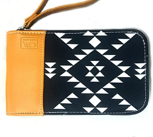 Vista 4 de Regalo de surfista y accesorio de surf con elegante bolsa de lona con cremallera, soporte para cera de surf, bucles elásticos para protector solar