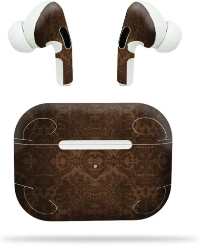 Vista 4 de MightySkins - Compatible con Apple Airpods Pro - Blue Petals Funda protectora de vinilo duradera y única Fácil de aplicar, quitar y cambiar