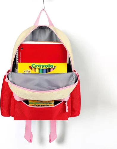 Vista 8 de mibasies Mochila preescolar para niños y niñas de 2 a 4 años, mochila pequeña para niños y niñas, mochila de jardín de infantes, mini, Hotpink