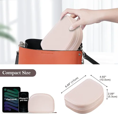 Vista 2 de ProCase Joyero de tamaño de viaje con caja de joyería grande