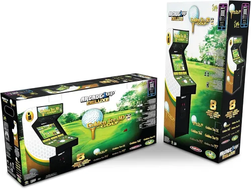 Vista 8 de ARCADE1UP Golden Tee 3D Deluxe Arcade Machine, Built for Your Home, Over 5-Foot-Tall Cabinet with 8 Classic