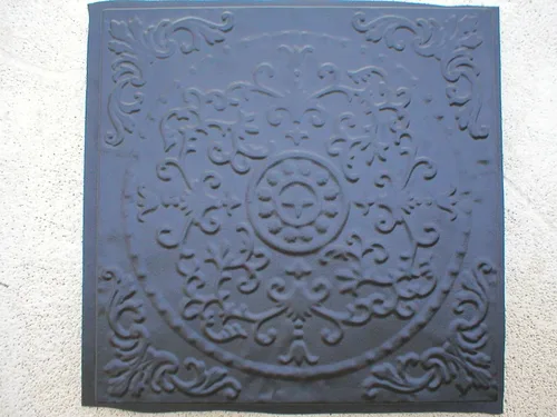 Vista 2 de Molde de piedra escalonada - Molde de diseño de flores victorianas inglesas gigantes, hormigón - #SS-2424B